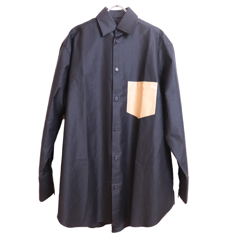 JW ANDERSON / JWA CONTRAST PATCH POCKET OVERSIZED SHIRT | MENS